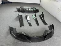 Nouveauté : Kit carrosserie ultra-léger en fibre de carbone sèche style R (diffuseurs avant et arrière, jupes latérales) pour la modification de la McLaren 720S