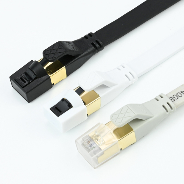 CAT8 Ethernet Cable 40Gbps 2000MHz RJ45 10M 20M 30M Network Internet Patch Cord for Modem Router Cable Ethernet CAT 8