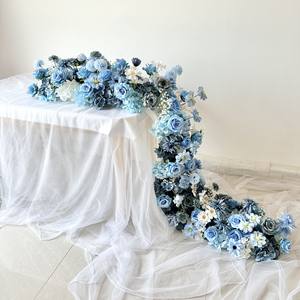 Ghirlanda di Fiori Personalizzata a Cascata con Coda Oscillante 8 Piedi per Decorazioni Matrimoniali - Product Image 3