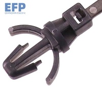 Attaches-câbles autobloquants en nylon 2,5*132, attaches-câbles à ailettes pour fixation rapide sur voiture, pour une installation facile