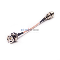 Câble coaxial 1/2 Rf Feeder Cable Rg11 Rg6 Rg59 avec connecteur F BNC Db9 vers BNC