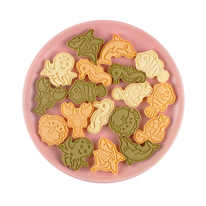 Homesun Bộ dụng cụ cắt bánh quy sinh vật biển 8 cái/hộp 8 chiếc dụng cụ cắt bánh quy lớn cho sinh vật biển cá heo rùa tôm hùm cá mập - Product Image 3