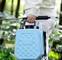 Pulverizador Eléctrico Recargable de Mochila con 200 Minutos de Autonomía, Pulverizador Portátil de 7L/10L para Control de Plagas en el Jardín