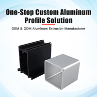 Profil de dissipateur thermique en aluminium extrudé 6063 T5 personnalisé avec services de pliage et de découpe pour boîtier d'éclairage LED haute puissance