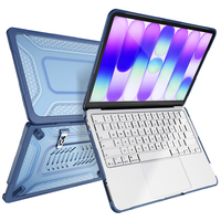 Casing Laptop Anti-Slip Anti-Shock Kokoh dengan Ventilasi Pendingin Sarang Lebah dan Penyangga Logam untuk Mac Book Neo 13 Inch