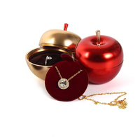 Boîte personnalisée en métal cube pour bagues de fiançailles Boîte à bijoux en métal et laiton Emballage de boîtes à bagues en aluminium brossé