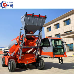 Camion malaxeur à béton autochargeur à roue unique rotative ZKEPAI CAPAI 6,5 m³ avec pompe, moteur PLC, haute efficacité - Product Image 2