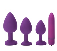 Offre Spéciale : Plug Anal Bijou, Jouets Sexuels Anaux Économiques, Dilatateur en Silicone pour Femmes, Kits d'Entraînement Premium