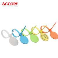 Étiquette de couleur personnalisée, attache-câble en nylon, identification, fermeture éclair, étiquette de câble, longueur de 100mm, attaches de câble avec étiquettes rondes