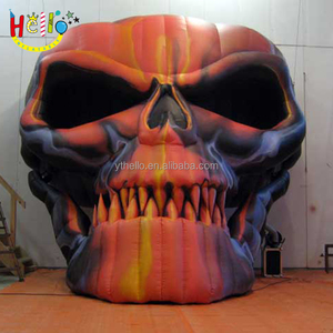 Customized <strong>Giant</strong> Halloween Decorations <strong>Giant</strong> <strong>Scary</strong> Inflatable Halloween Skull <strong>Mask</strong> - Product Image 3