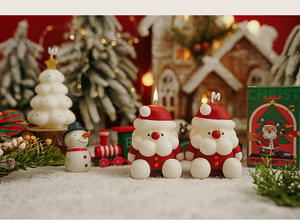 Père Noël aromathérapie bougie atmosphère <span class=keywords><strong>parfum</strong></span> partenaire cadeau de Noël robe de vacances - Product Image 5