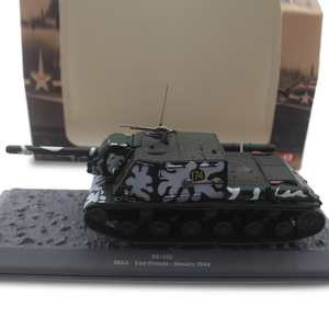ISU-152 Soviet 1/43 RKKA pesante assalto pistola semovente artiglieria da tavolo collezione ornamento Knick-Knack - Product Image 2