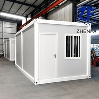 Bâtiment modulaire moderne en acier démontable de 20 pieds avec panneaux isolés pour site d'énergie renouvelable et utilisation extérieure