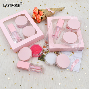 Kit de Cuidado Labial Rosa de Marca Privada, Mascarilla Labial Vegana, Exfoliante Labial Hidratante con Brillo Natural - Product Image 5