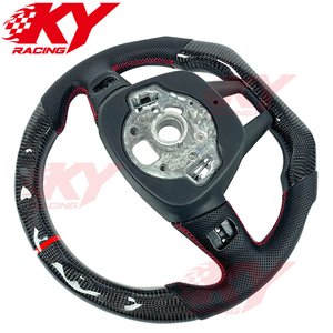 Accesorios Interiores para Automóviles, Volante Deportivo de Fibra de Carbono para Audi S6 A3 A4 A5 Q5 Q6 A6 RS6 RS5 RS4 B8 B9 S4 S5 TTRS - Product Image 3
