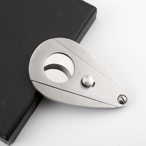 Coupe-cigares <span class=keywords><strong>à</strong></span> double lame en acier inoxydable, guillotine en forme <span class=keywords><strong>de</strong></span> 8, <span class=keywords><strong>ciseaux</strong></span> <span class=keywords><strong>à</strong></span> cigares portables - Product Image 4