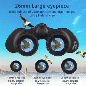 Ad alta potenza <span class=keywords><strong>20x50</strong></span> <span class=keywords><strong>binocolo</strong></span> impermeabile compatto & telescopio con visione notturna per il birdwatching caccia viaggi di scarsa illuminazione uso - Product Image 6