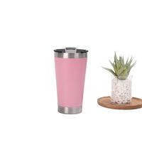 Mug à café isotherme en acier inoxydable 304 de 480 ml, anti-fuite, avec ouvre-bouteille, pour le voyage et l'extérieur, vente en gros transfrontalière