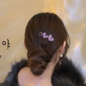 Horquillas para el Cabello con Diseño Vintage Exquisito en Forma de Corazón, Horquillas de Lujo Ligero para Mujer, Accesorios de Moda para el Cabello, Venta al por Mayor - Product Image 3