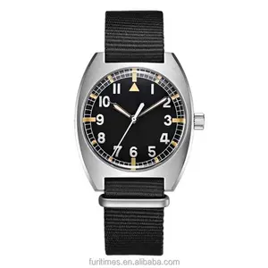 Relógio luxuoso masculino, relógio de pulso mecânico personalizado para homens, couro, vidro de 2020
