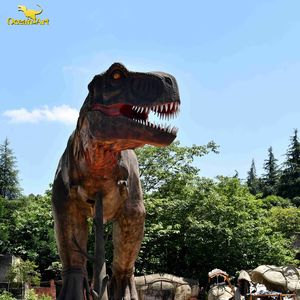 Proveedores de dinosaurios robóticos de tamaño real, compra decoraciones de dinosaurios animatrónicos, <span class=keywords><strong>t</strong></span>-<span class=keywords><strong>rex</strong></span> para parque temático - Product Image 4