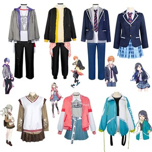 Disfraz de Cosplay de World Plan Shiraishi, Kusanagi Nene, Azukizawa Kokoha, Higashikumo Akito, Aoyagi Fuyumi, Poliéster, Unisex - Product Image 1
