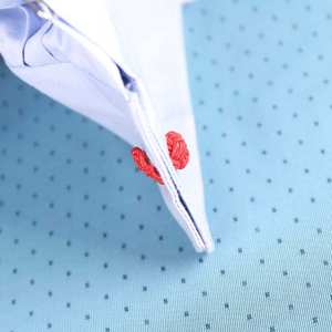 プレーンレッドフラワーシルクノットカフスボタン 多用途カフスボタン 男性、女性、子供、パーティー、結婚式、婚約、記念日に最適 - Product Image 2