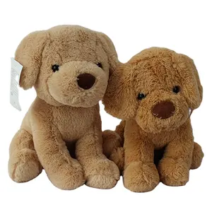 Servizio OEM e ODM morbido carino Golden Retriever peluche peluche cucciolo di cane giocattoli di peluche per bambini ragazze fidanzata