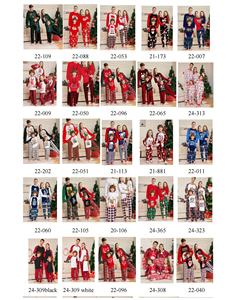 Conjunto <span class=keywords><strong>de</strong></span> Pijamas Navideños con Estampado 'Somos Familia' a Cuadros Blancos y Negros para Familias, Parejas y Perros - Product Image 3