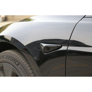 Cubierta Protectora de Cámara Lateral de Fibra de Carbono Brillante en Oferta, Cubierta Protectora de Indicador, Accesorio Exterior para Tesla Model Y - Product Image 5