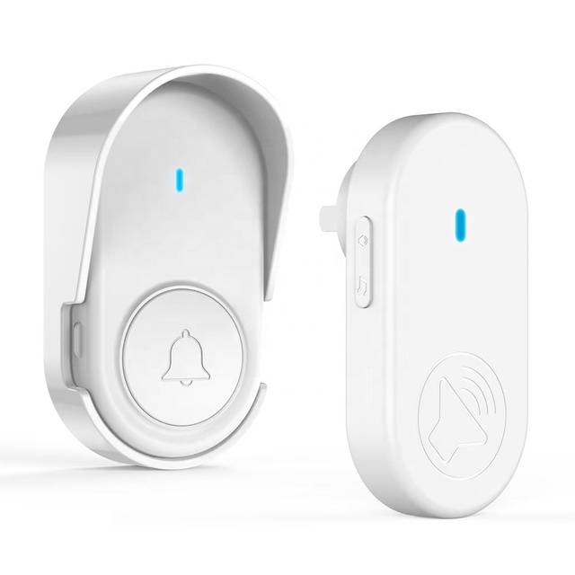 Smart Life Self-Generating Wireless Doorbell with 38 Songs Long-Distance Welcome Device Alarm for Elderly Callers Home Appliance