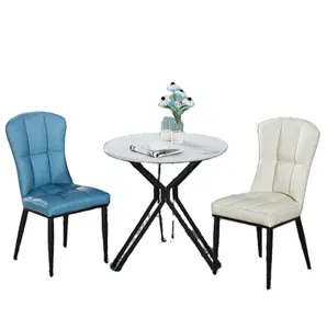 Juego de Comedor Moderno de Mediados de Siglo, <span class=keywords><strong>Sillas</strong></span> Marrones, Muebles de Hotel, Silla de Restaurante, Juego de Mesa de Comedor Usado con 6 <span class=keywords><strong>Sillas</strong></span> - Product Image 1