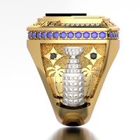 Bague de championnat de football fantastique personnalisée, gravée sur mesure avec le nom de la ligue et l'année, trophée de vainqueur de football fantastique, cadeau