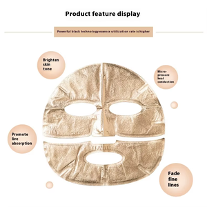 Masque facial hydratant et liftant anti-rides à base de feuille d'or supraconductrice et de molécules d'hydrogène, à base de plantes, pour peaux sèches - Product Image 3