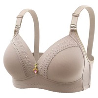 Soutien-Gorge Femme Grandes Tailles OEM, Modèle Réglable, Sous-Vêtement Plissé de Haute Qualité, Sans Armatures, Doux et Confortable
