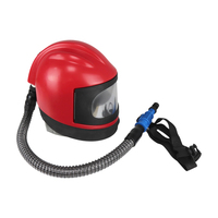 Casque de sablage ABS de style européen certifié CE, anti-éclaboussures, anti-poussière abrasive, avec lentille PVC double couche