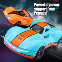 Supercar RC à double pulvérisation, contrôle gestuel par montre, télécommande 2.4G, lumières LED dynamiques, cascades de drift pour cadeau garçon