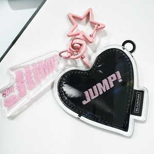 Spot BP UV Printing Pattern Three-Tour Acrylic PVC Key Chain Pendant with Star Design Souvenir Decoration - Product Image 2