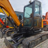 Excavatrice d'occasion de haute qualité SANY SY55C 5,5 tonnes, mini-excavatrice hydraulique d'occasion, mini-excavatrice SANY SY55U d'occasion à vendre