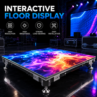 Großhandel LEDTAO Interaktive LED-Glasfolien-Display-Tanzflächenpaneele Bühnenverleih P3.91 LED-Bodenfliesenbildschirm 1500cd