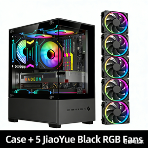 <span class=keywords><strong>Caja</strong></span> de Ordenador de Escritorio Full Tower MicroATX T07 con Vista Panorámica al Mar, Lateral de Metal y Vidrio, Refrigeración por Agua, <span class=keywords><strong>Caja</strong></span> Individual para PC DIY - Product Image 2