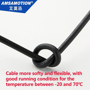 Câble de programmation USB industriel AMSAMOTION IC200CBL500 avec conducteur en cuivre et isolation en PVC pour téléchargement de données des PLC VersaMax Nano Micro - Product Image 5