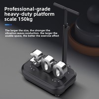 Plateforme vibrante avec accoudoirs, conception anti-chute et vibration intégrale du corps pour la réduction de la graisse et le tonification, 200W, charge maximale 150KG
