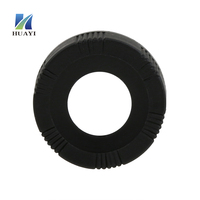 Bouchons ronds modernes noirs mats pour diffuseurs à bâtonnets, bouchons et fermetures de bouteilles, bouchons à visser pour flacons, couvercles de fermeture