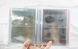 INS karikatür sevimli albümü Hollow aşk mini albüm 3 inç kartpostal depolama kitap kpop albümü kart sahipleri - Product Image 3