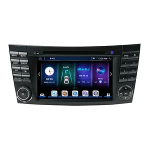 Заводская поставка, автомобильный радиоприемник на Android, 7 дюймов, встроенная 360 панорамная навигация, система Android 10, автомобильный DVD-плеер 6 + 128G для Benz W211