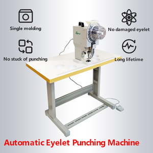 Machine à œillets automatique LD750A <span class=keywords><strong>avec</strong></span> positionnement laser et pédale pour bâches et banderoles - Product Image 3