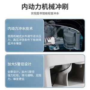 โถสุขภัณฑ์อัจฉริยะแบบติดผนัง กวางตุ้ง ชาอ้าวซาน ระบบไซฟอน พร้อมที่นั่งอุ่น วัสดุเซรามิก เหมาะสำหรับอพาร์ทเมนต์ขนาดเล็กและใช้ในบ้าน - Product Image 2