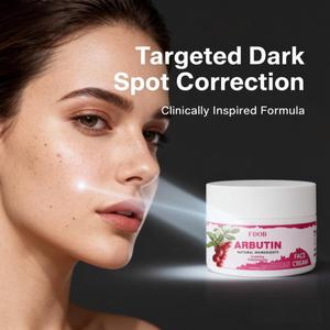 Crema Blanqueadora con Alfa Arbutina - Fórmula Natural Hidratante de Noche para Todo Tipo de Piel, Ilumina y Elimina Manchas Oscuras - Product Image 1