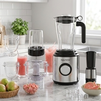 Blender en plastique tout-en-un pour répondre aux différents besoins de cuisson, appareils de cuisine, blenders